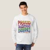 "Fière Tradition Endures" T-shirt multicolore (Devant entier)