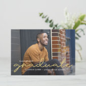 Fièrement rédigée, couleur modifiable, invitation  (Debout devant)