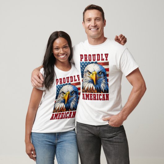 Fièrement t-shirt américain (Unisexe)