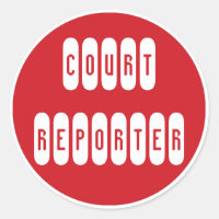 Fiers Journal Reporter rouge blanc autocollants