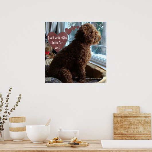 Fiers Poodle - Vous Manquez - Poster (Cuisine)