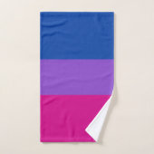Fierté bisexuelle, Gras, FIERTÉ LGBTQ (Serviette à main)