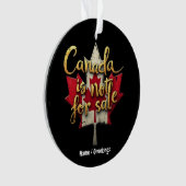 Fierté canadienne : le Canada n'est pas à vendre (devant)