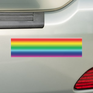 Fierté couleurs arc-en-ciel Bumper Sticker