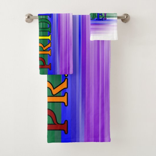 Fierté d'arc-en-ciel ! Ensemble de serviette de (En situation)