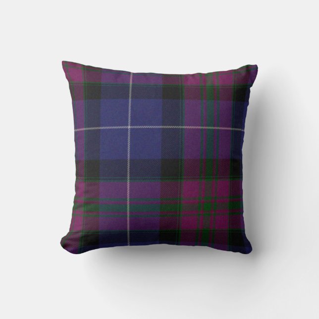 Fierté de coussin de plaid de tartan de l'Ecosse (Recto)