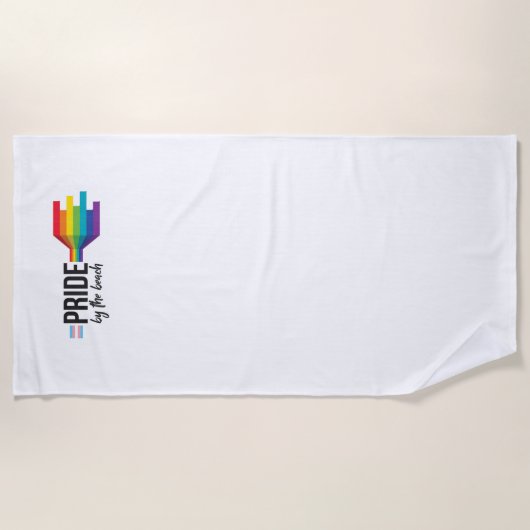 Fierté de la serviette de plage de la plage (Devant)
