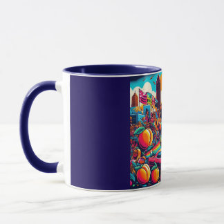 Fierté de l'État des pêches : Mug icône d'Atlanta