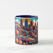 Fierté de l'État des pêches : Mug icône d'Atlanta (Centre)