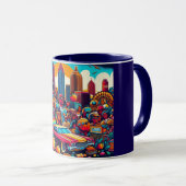 Fierté de l'État des pêches : Mug icône d'Atlanta (Devant droit)