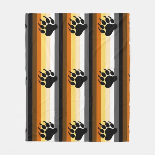 Fierté de l'ours gay cadeau lanceur couverture (Devant)