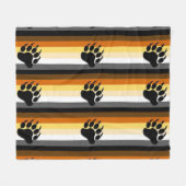 Fierté de l'ours gay cadeau lanceur couverture (Devant (Horizontal))