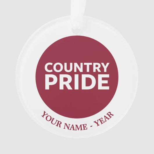 Fierté de pays (devant)