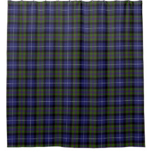Fierté des montagnes de rideau en tartan de