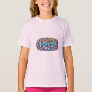 Fierté d'un héritage vivant – T-Shirt de fierté cu