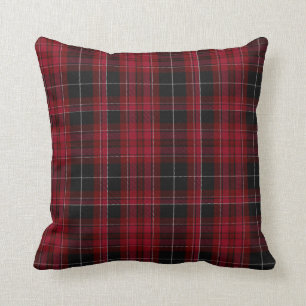 Fierté élégante de coussin de plaid de tartan d