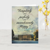 Fierté et carte de voeux de préjudice (Fleur jaune)