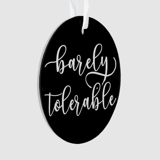 Fierté Et Préjudice - À Peine Tolérable I (devant)