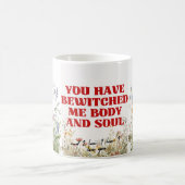 Fierté et préjugés thème mug romantique (Centre)