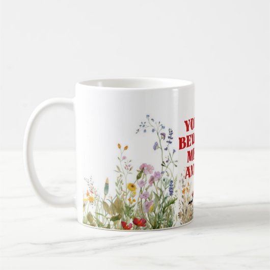 Fierté et préjugés thème mug romantique (Gauche)