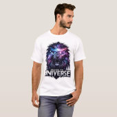 Fierté galactique : T-shirt des Lions Univers Maje (Devant entier)