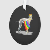 Fierté Lgbt Drapeau Gay Be Lesbian Whippet Lover C (devant)