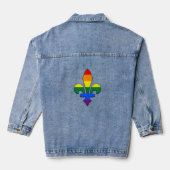 Fierté LGBT fleur de lis (Verso)