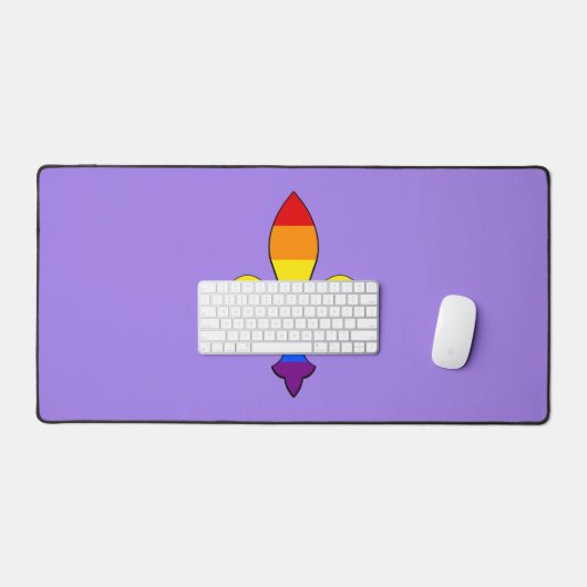 Fierté LGBT fleur de lis (Clavier et souris)