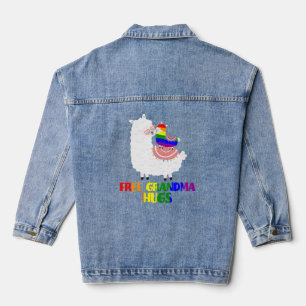 Fierté LGBT Grandma Grandma Hugs Llama Rainbow Fam