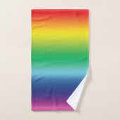 Fierté lgbtq lgbt arc-en-ciel couleurs drapeau gay (Serviette à main)