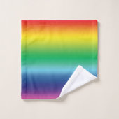 Fierté lgbtq lgbt arc-en-ciel couleurs drapeau gay (Gant de toilette)