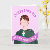 Fierté & Préjugé, 27 Ans Carte Anniversaire (Fleur jaune)