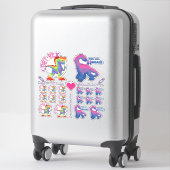 Fierté Sticker Assortiment avec des dinosaures! (Sur valise)