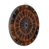 fiery Abstact Feather Fractal Dart Board Dartbord (Voorkant Links)