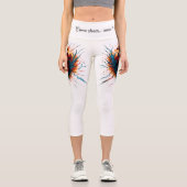 Fiery Anatomical Heart Leggings - "Approchez-vous. (Recto)