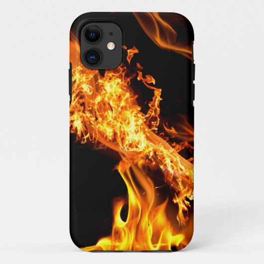 Fiery Blaze Burning Flames Fire Lover Case-Mate iPhone Case (Achterkant)
