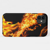 Fiery Blaze Burning Flames Fire Lover Case-Mate iPhone Case (Achterkant (horizontaal))