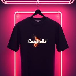 Fiery Coachella Tee – A Design Full of Energy T-shirt