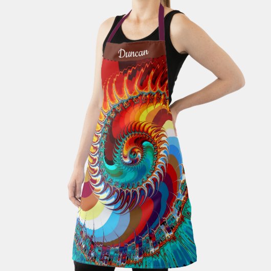 Fiery Dragon All-Over Print Schort (Insitu)