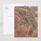 Fiery Dragon Briefkaart (Voorkant / Achterkant)