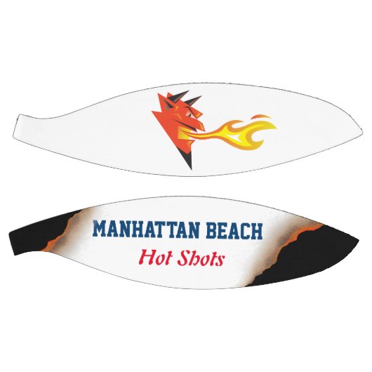 Fiery duivels hoofdvlam die hete schoten gooit basketbal (Panelen)