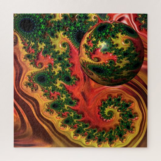 Fiery Elegance - Een studie naar complexiteit Legpuzzel (Verticaal)
