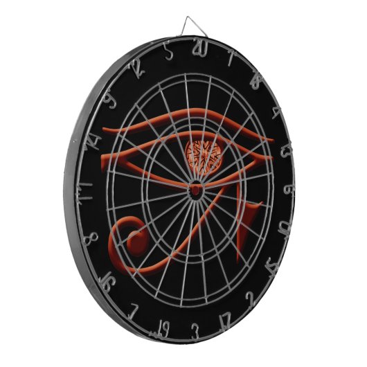 Fiery Eye of Horus Dart Board Dartbord (Voorkant Links)