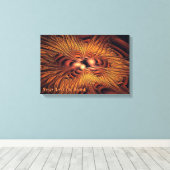 Fiery Filaments Canvas Afdruk (Insitu (Houten vloer))