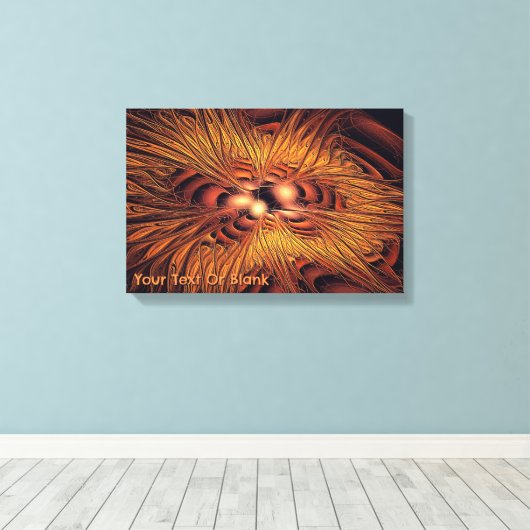 Fiery Filaments Canvas Afdruk (Insitu (Houten vloer))