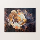 Fiery Floral Fox Legpuzzel (Horizontaal)