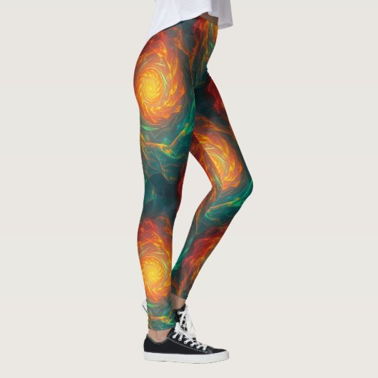 fiery fractals leggings (Rechts)