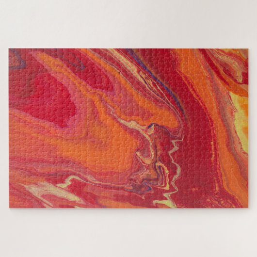 Fiery Geode Legpuzzel (Horizontaal)