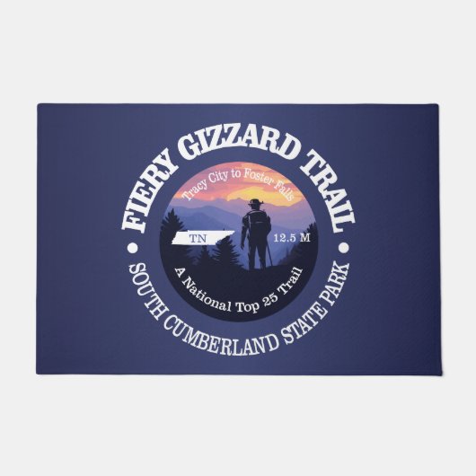 Fiery Gizzard Trail (rd2) Deurmat (Voorkant)
