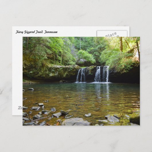 Fiery Gizzard Trail Tennessee Briefkaart (Voorkant / Achterkant)